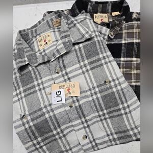 2 RedHead Checkered Flannel